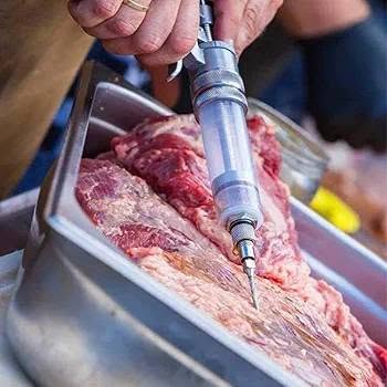 Meat Injector Syringe - for BBQ Grill Premium Portable Turkey Injector kit for Smoker Marinades Injectors for Meats - Image 3