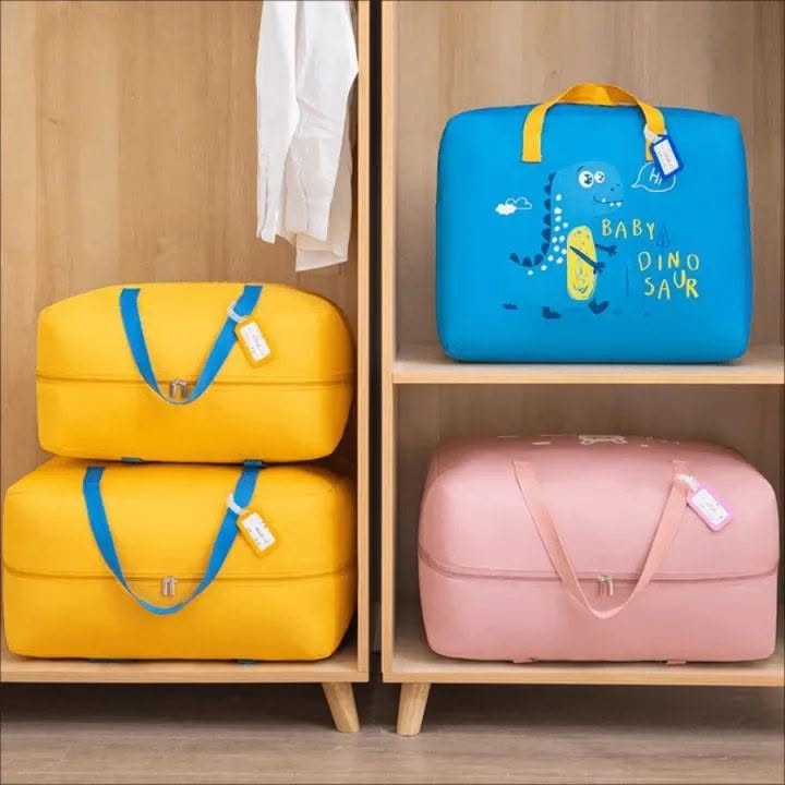 Blue Color Baby Dinosaur Cloth Organizer and Storage Box - Image 2