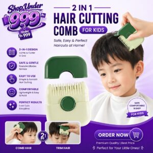 2 In 1 Hair Cutting Comb For Kids