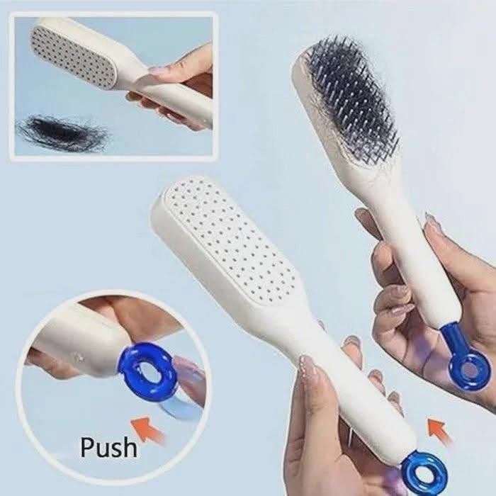 Self Cleaning Hairbrush - Image 3