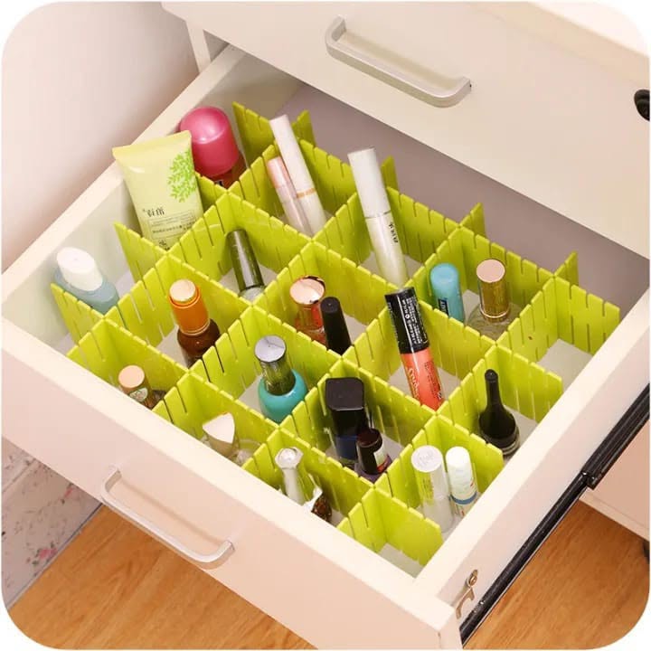 Adjustable New Drawer Organizer Home Kitchen Board Divider Makeup Storage Box - Image 3