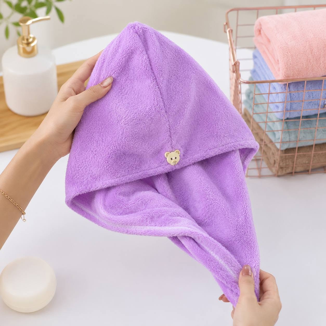 Quick Dry Cap Towel - Image 3