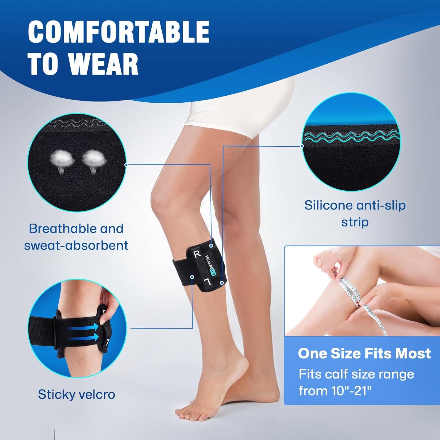 Pressure Point Brace Relieve Acupressure Leg Sciatica, Sciatica Leg Brace - Image 2