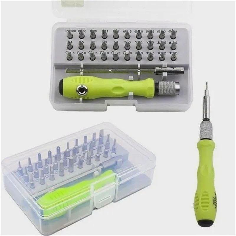 32 In 1 Magnetic Precision Screwdriver Set With Star Torx Phillips Slotted Hex Bits Mini Repair Tool Kit - Image 2