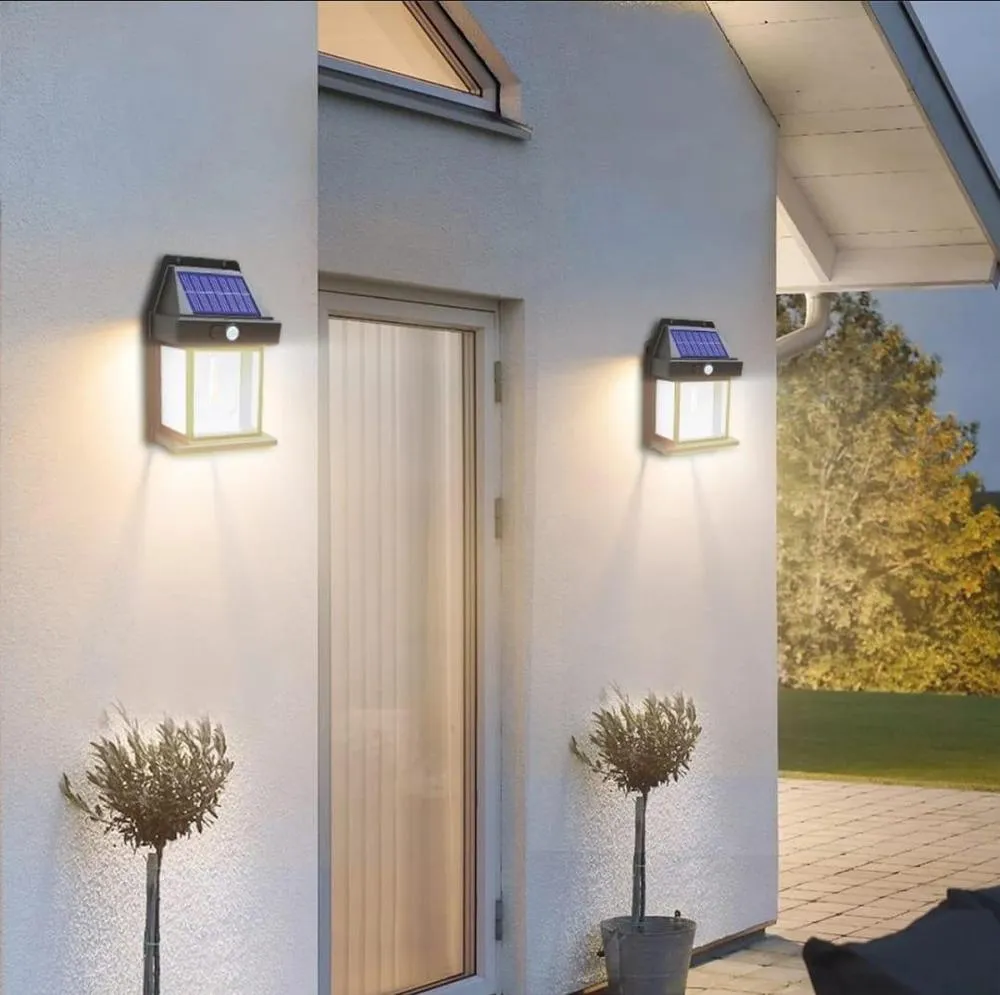 Solar Interaction Wall Lamp | Outdoor Waterproof LED Motion Sensor Solar Light (Model 888) - Image 3