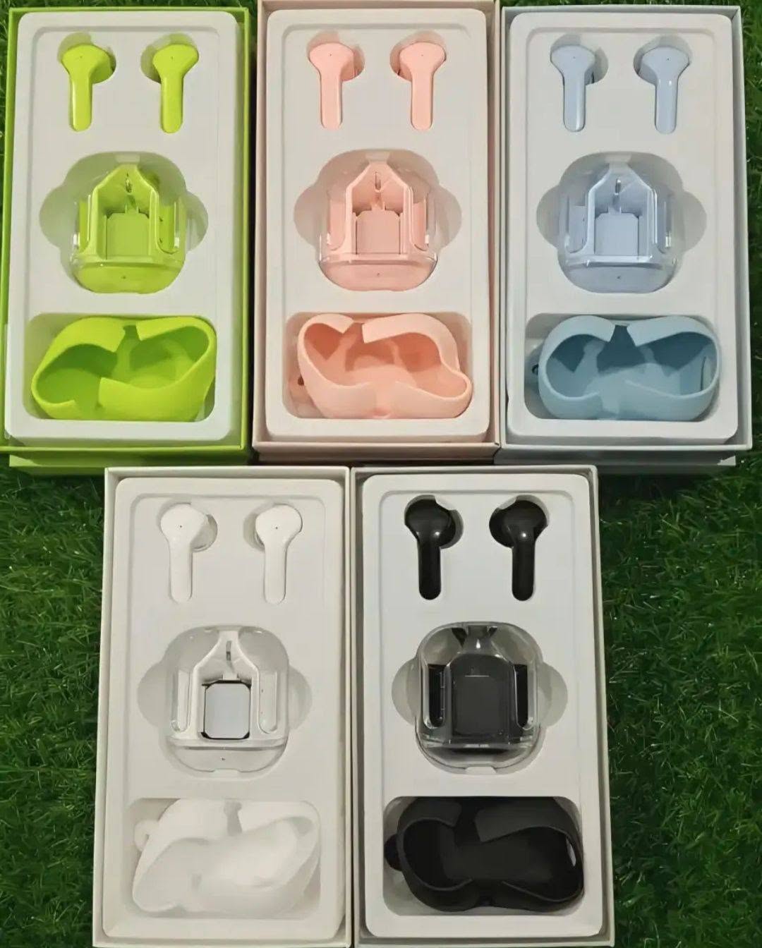 Air31 earbuds wireless crystal Transparent and Bluetooth Air 31 - Image 2