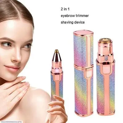 Eyebrow Trimmer White Color Flawless Rechargeble - Image 2