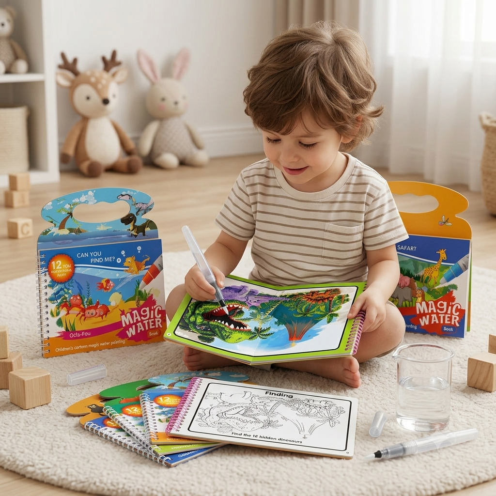 Water Paint Book Reusable Drawing | New Magic Book - Image 3