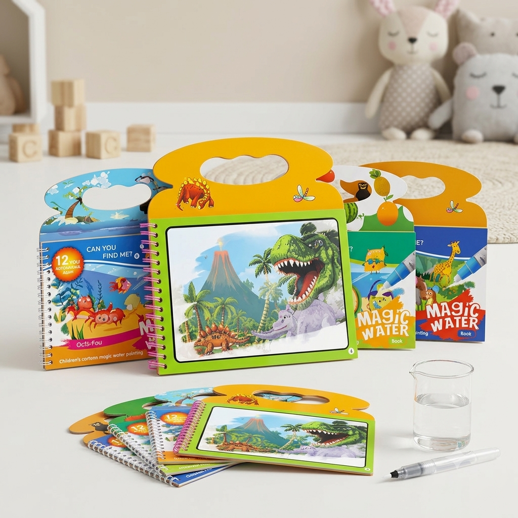 Water Paint Book Reusable Drawing | New Magic Book - Image 2