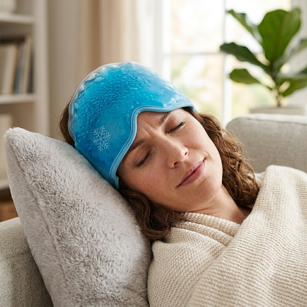Migraine Relief Ice Cap | Instant Headache Cooling Therapy - Image 3