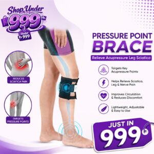 Pressure Point Brace Relieve Acupressure Leg Sciatica, Sciatica Leg Brace