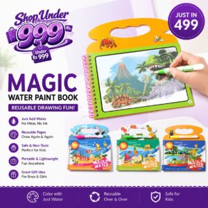 Water Paint Book Reusable Drawing | New Magic Book